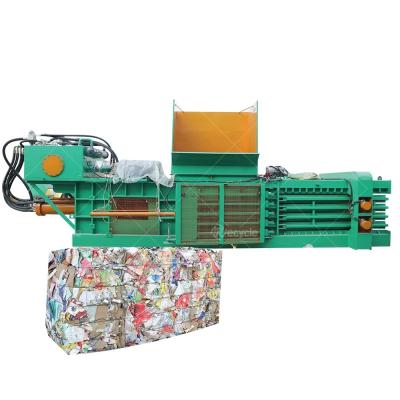 Reciclagem de resíduos metálicos com compactador automático hidráulico horizontal