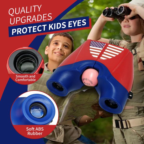 Optics Kids Small Lightweight Binoculars 8x21 HD For Bird Watching