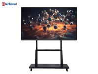 Panel interactivo LCD 4K Qtenboard de 65 pulgadas, Android 11, ordenador PC todo en uno, pizarra interactiva