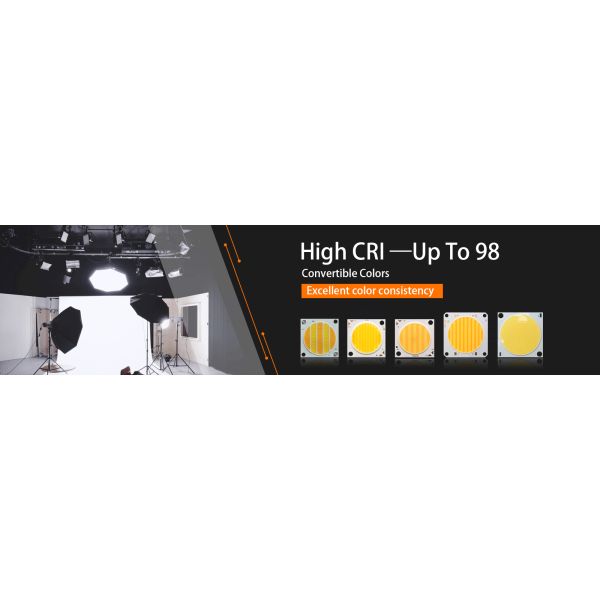 Полный спектр 100W 200W 300W COB LED Ra96 TLCI>97 Высокая мощность 300W COB LED чип