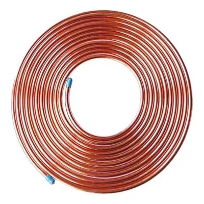 Bobine de cuivre 3/8 de tube de tuyau de la réfrigération 1000mm tube d'en cuivre de climatiseur de 1/4 pouce