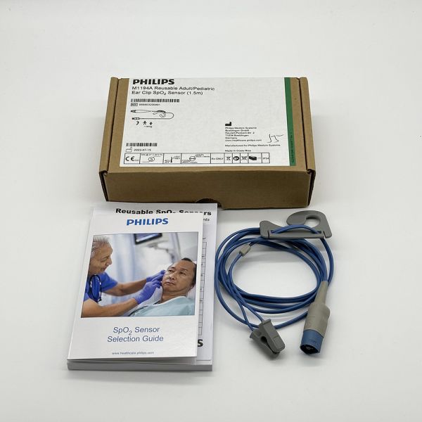 Original  SpO2 Sensor Reusable Pediatric/Adult Ear Clip M1194A 989803103251