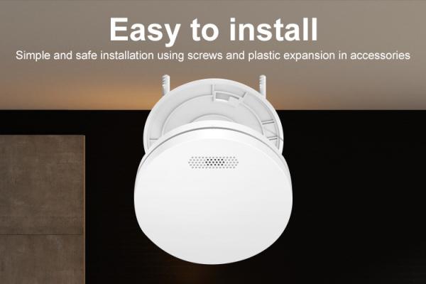 3 Years Warranty Wireless Smoke Fire Alarms Detector With European TUV CE Certification