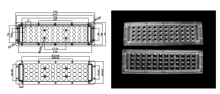High Lumen 50W Natural Sunlight Led Light Module for Area Lighting , CE listed