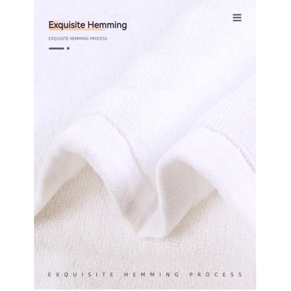 На заказ Углубленное 21S 100% хлопковое полотенце для пятизвездочных отелей Быстросухое и долговечное