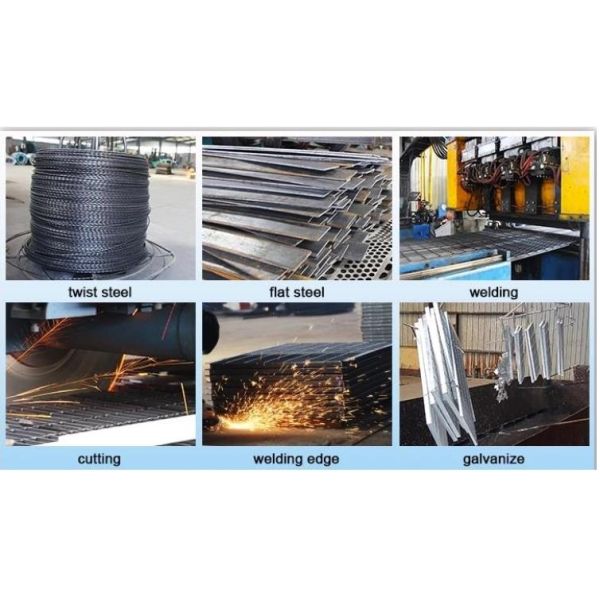 Industrial Plain 5mm Heavy Duty Bar Grating For Buildings