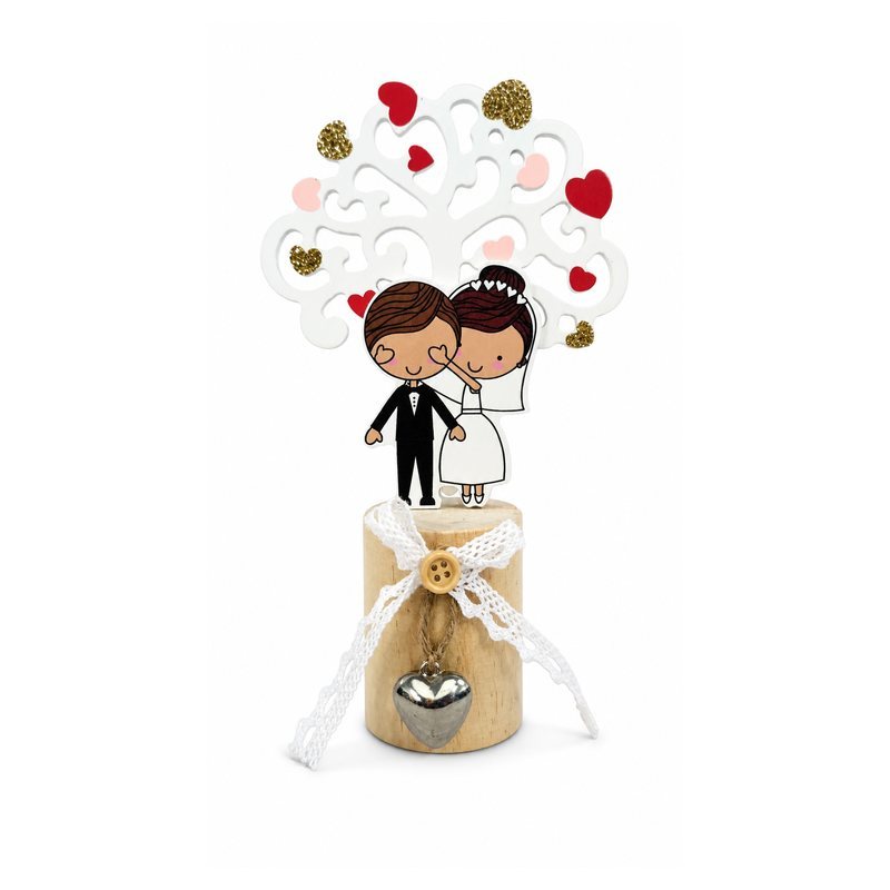 Personalized Wooden Wedding Tree Couple Decoration