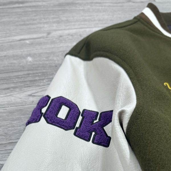Custom Men's Baseball Uniform Winter Embroidered Oversized Fit Jogger Letter Plus Size Varsity Bomber Casual Work Outdoor Jacket