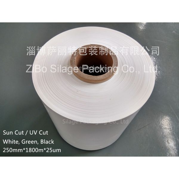 opaque white film,Agriculture silage Wrap Film,moisture resistance film,cheap price with high quality,factory directly