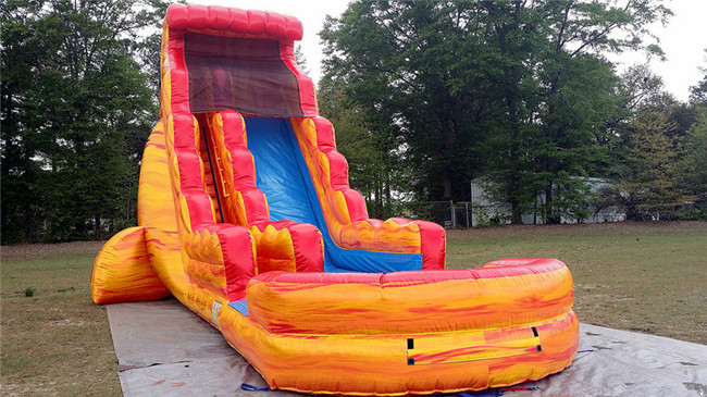 16-18-20-25ft Inflatable Water Slide Pool for Backyard Party Rentals Large Castle Inflatable for Kids