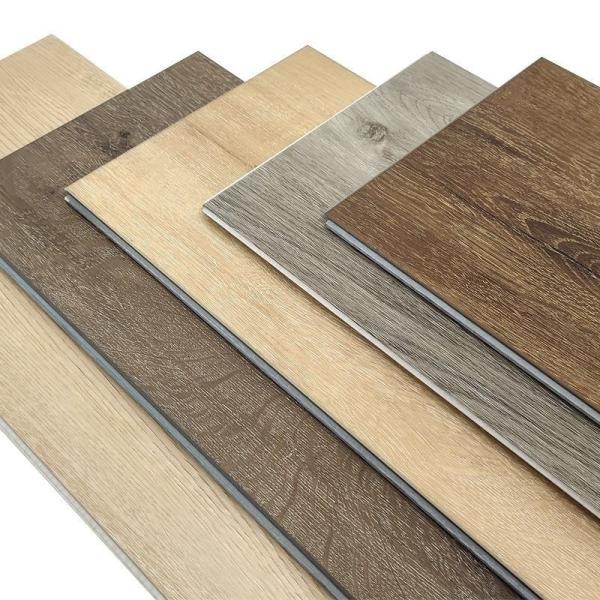 Design moderne SPC Cliquez planche plancher de vinyle anti-dérapant résistant à l'usure pour la maison / bureau / hôtel