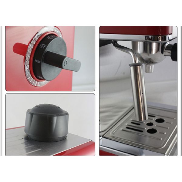 Glass Jug Home Espresso Machine , 3.5 Bar Steam Cappuccino Espresso Coffee Machine