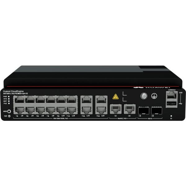 Huawei S5735R Switch : 16-Port PoE++ & 10G Uplink Cloud-Managed Gigabit Switch