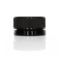 Recipiente de concentrado de vidro de armazenamento preto 9 ml frasco hermético uv resistente a crianças