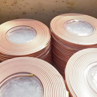 Níquel o tipo de cobre sem emenda 22mm macio tubulação de cobre macia da tubulação ISO9001 de 10mm de K para a condição do ar