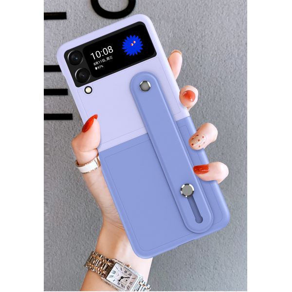 RED Shockproof Holder Back Cover for Samsung Galaxy Z Flip 3 Z Fold 4 5G Phone Case