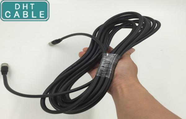 Male To Female High Flex Cable , Pin To Pin Soldar Type Hirose 12 Pin Cable