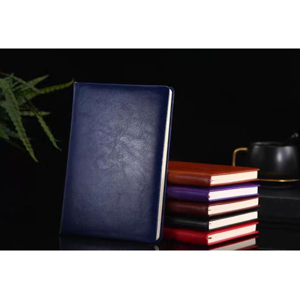 Macaron Colored A5 PU Leather Journal Notebook For Business Office Planning