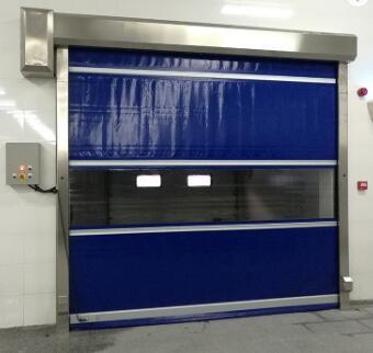 Isolação eficaz formada automática das portas rápidas industriais do rolo do PVC