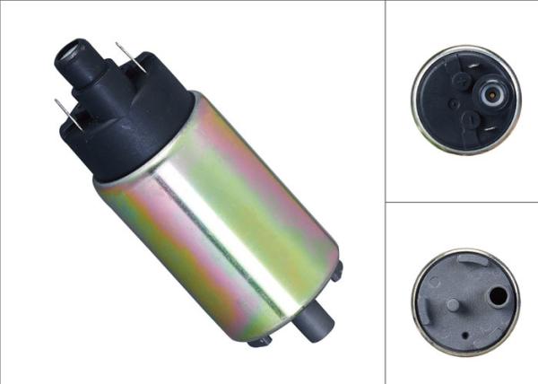 32mm Yellow Motorcycle External Fuel Pump Reliable With ISO Certification