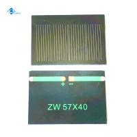 ZW-5740 Mono Crystalline Solar Panel 0.3W Semi-Flexible PET Solar Panel Charger 4Volt 0.6A
