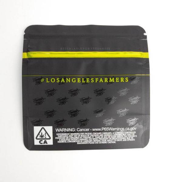 3.5g Jungle Boys Smell Proof Plastic Herb Bags For Flowers Flavors Black