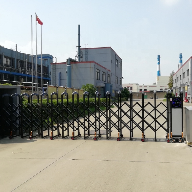 Modern Indian House Main Gate Designs Trackless Sliding Folding Outdoor Automatic Retractable Gate