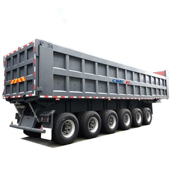 SHACMAN CIMC Tipping Dumper Semi Trailer Front Lifting Tipper Trailer Truck