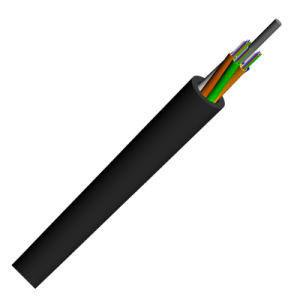 FRP Loose Tube Fiber Optic Cable 12 Core GYFTY PE / LSZH Fiber Optic Cable