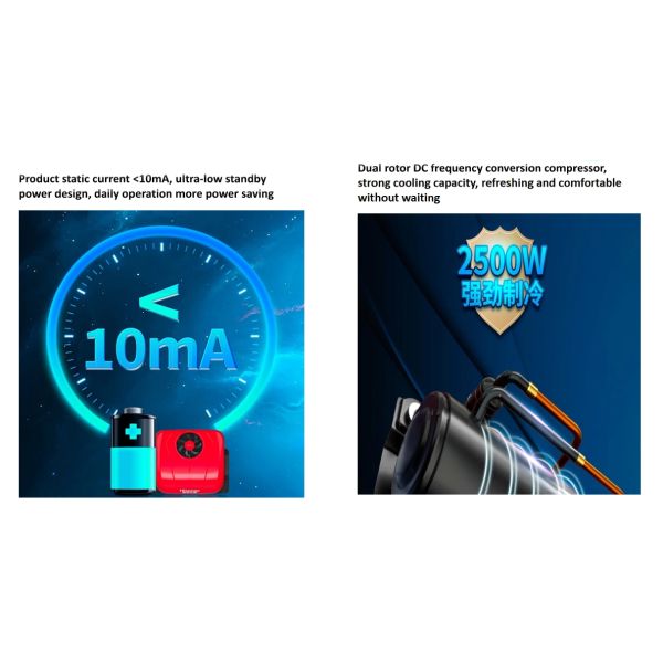 PEUGEOT R134a Parking Truck Air Conditioner 12 Volt AC Unit Lightweight