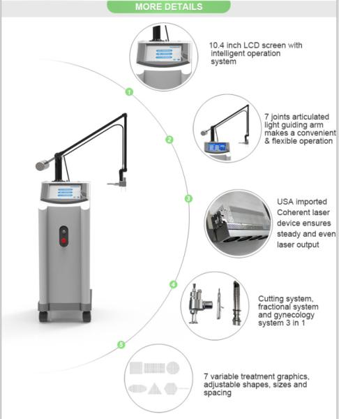 New product ideas 40W medical fractional CO2 laser for Acne removal and scar removal beauty equipment