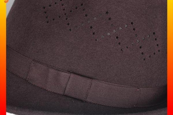 5780351 Sun Accessory customized  winner  fashion 100% wool felt fedora hats, unisex hats and caps wholesaling