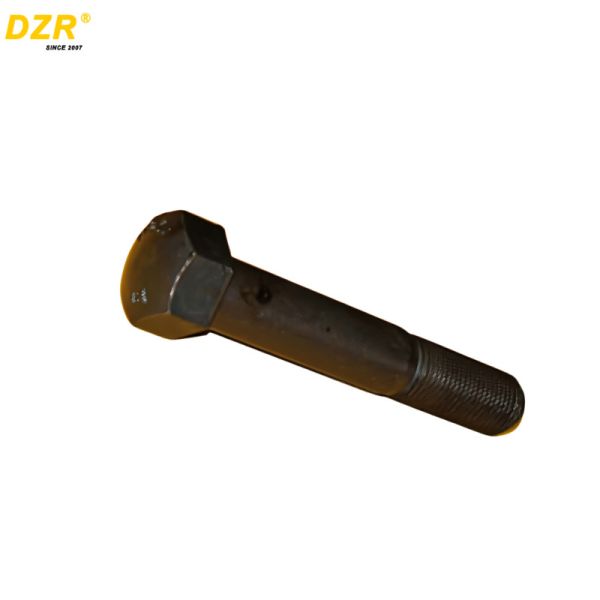 High Strength Black Hex Head Bolts No.3t8580 Hot Punch For Excavator Undercarriage Parts