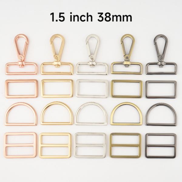 Ready Mould Bag Buckle 4/5 D Ring Slide and 1 Swivel Snap Hook for Handbag Hardware