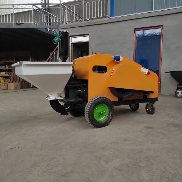 Low Maintenance Cost 8hp Diesel Cement Mortar Spray Plaster Machine for Wall Plastering