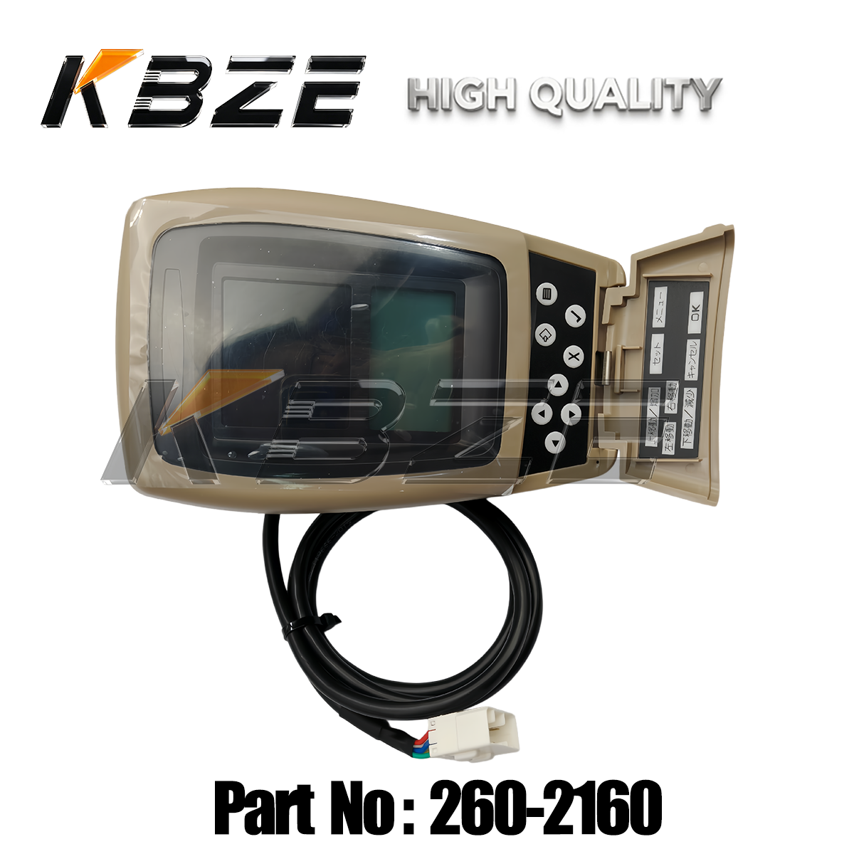 KBZE MONITOR 260-2160 HEAVY EQUIPMENT DISPLAY SUPPLIER FOR CAT 312C,315C, 318C, 319C, 320C, 320C FM, 320C L,322C