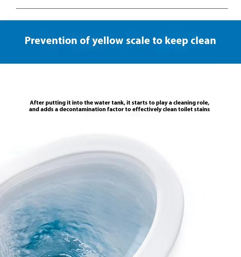 Bathroom Stain Remover Home Use Descaling Deodorizing Odor Effervescent Toilet Cleaner Tablets