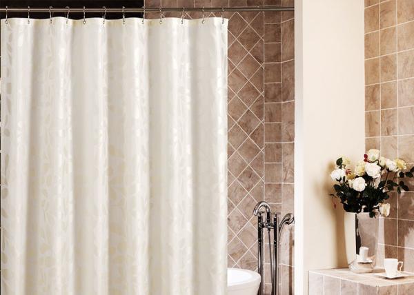 Printed Thickening Waterproof Shower Curtain , Plated Style Modern Shower Curtains