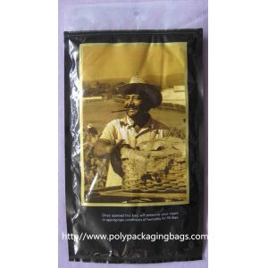 SGS Certificate Cigar Humidor Bags Pouches / Zipper Resealable Cigar Pouches