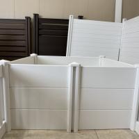 UV Resistant White Planter Boxes Outdoor Rectangular Long Lifespan
