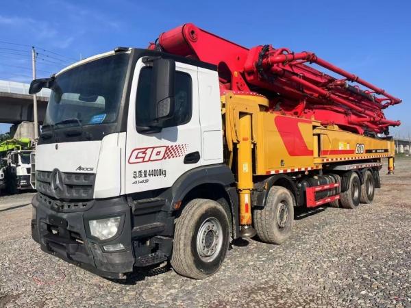 180m³/H Small SANY Truck Mounted Concrete Pumping Truck 62m 4T For Buildings