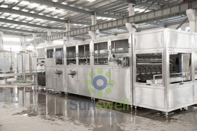 Máquina de enchimento de aço inoxidável da água de 5 galões, 2000BPH - linha de produção do frasco da água 3000BPH