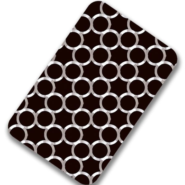 0.3-1.5mm Thick 3D Laser Finish Stainless Steel Sheet For Modern Building Wall Decoration