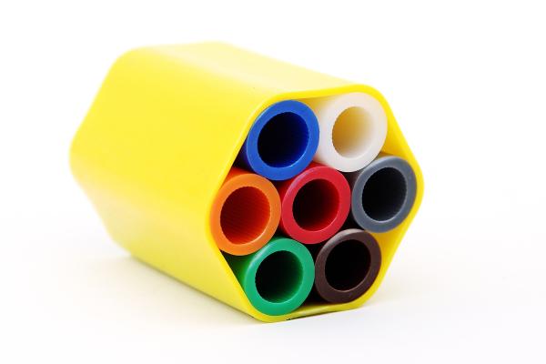 5/3.5mm  Microduct Fiber Optic ,  Fibre Optic Ducting  Great Impact Strength