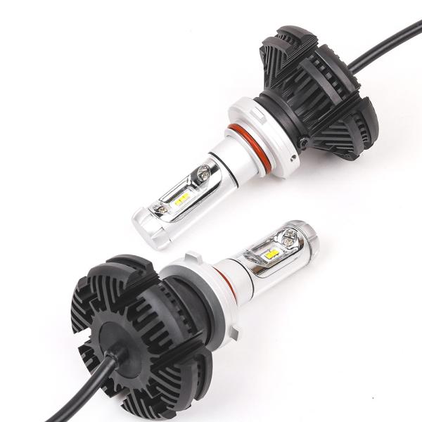 X3 Fanless 6000LM 50W  ZES H7 H8 H9 H10 H11 H16 5202 9005 9006 LED headlight Car LED headlight LED fog light bulb