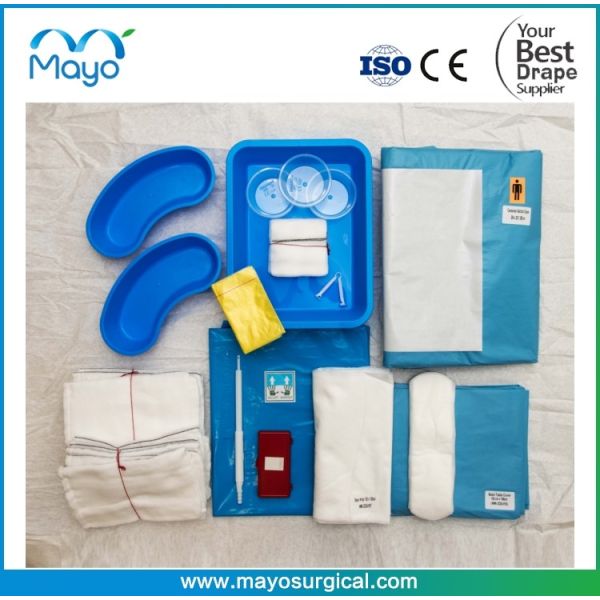 MAYO Surgical C-Section Procedure Pack With Cesarean Drape