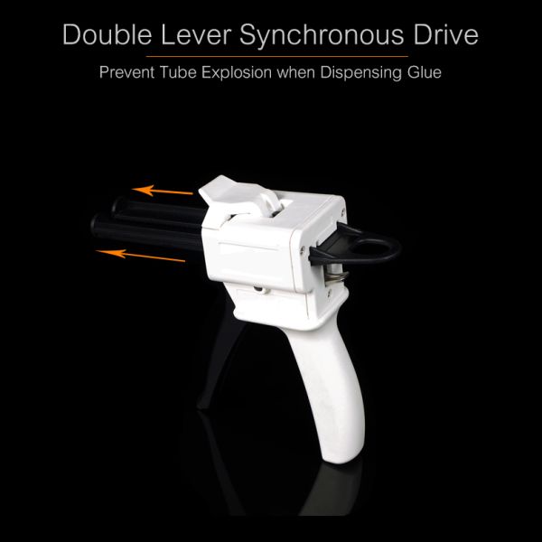 Tube Silicone Injection Gun 75ml 1:1 2:1 Silicone Impression Material In Dentistry