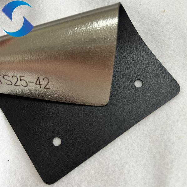 Double-side PVC Faux Leather Fabric Manufacturer PVC leather for decorative fabric