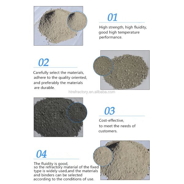 Светлосерый Al2O3 40%-88% Термоупорная печная подкладка