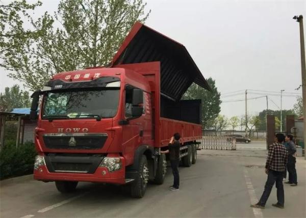 SINOTRUK HOWO T5G Wing Van Cargo Truck 8X4 12 Wheels LHD MAN Engine Euro4 336HP